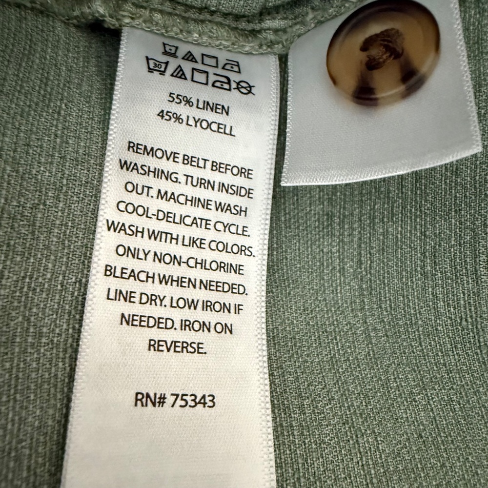 Nicole Miller Linen Romper XS - Picture 6 of 6